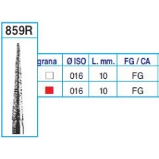 Frese Diamantate Ref.859R ISO 016 10mm FG Grana Media 5pz