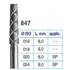 Frese Diamantate TDA Ref.847 ISO 016 8,0mm 3pz