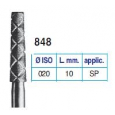 Frese Diamantate TDA Ref.848 ISO 020 10mm SP 3pz
