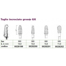 Frese Tungsteno Taglio Grosso GX Iso 060 1pz