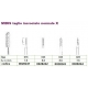 Frese Tungsteno Midis T. Incrociato Normale X D.023 2pz