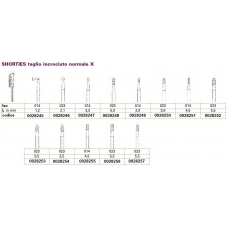 Frese Tung. Shorties T. Incrociato Norm. D.023 L.2,1mm 2pz