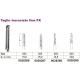 Frese Tungsteno Taglio Incrociato Fine FX D.023 L.15,0mm 1pz