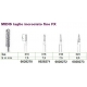 Frese Tungsteno Taglio Incrociato Fine FX D.023 L.8,5mm 2pz
