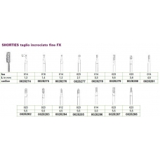 Frese Tung. Shorties T. Incrociato Fine FX D.018 L.1,4mm 2pz