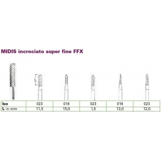 Frese Tung. Midis Incr. Super Fine FFX D.023 L.11,5mm 2pz