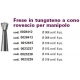 Frese Tungsteno Cono Rovescio X Manipolo D.010 6pz