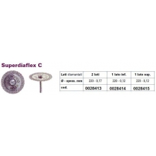 Superdiaflex C 2 Lati 220-0,17mm 1pz