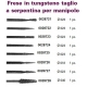Frese Tungsteno Taglio A Serpentina X Manipolo Ø023 1pz