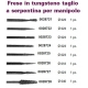Frese Tungsteno Taglio A Serpentina X Manipolo Ø040 1pz
