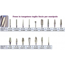 Fresa Tungsteno Taglio Liscio X Manipolo 71 040 1pz