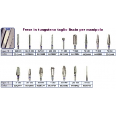 Fresa Tungsteno Taglio Liscio X Manipolo 364 023 1pz