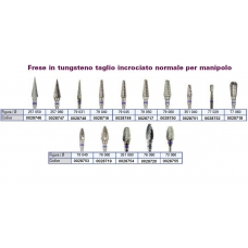 Frese Tung. Taglio Incrociato Norm. X Manipolo 79 031 1pz