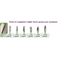 Frese Tungsteno Taglio Liscio Grosso X Manipolo 79 050 1pz