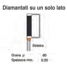 Ortho Strips Lato Sinistro Diamantato Grana 60 0,20mm 1pz