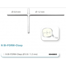Ganci N Bi Form Clasp 0.9/1.2mm 10pz