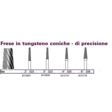 Frese Tungsteno Coniche Di Precisione 2 D.023 1pz