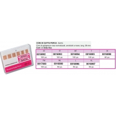 Coni Guttaperca Normalizzati Rosa 28mm XL 48pz