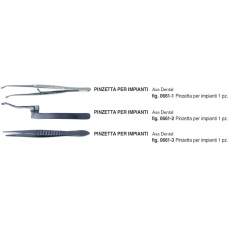 Pinzetta Per Impianti Fig.0661-2 1pz