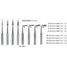 Mucotomo Curvo 5mm 1pz