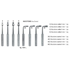 Mucotomo Curvo 3mm 1pz