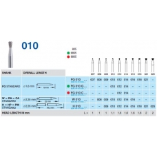 Frese Diamantate Ref.805 ISO 009 1mm Grana Media 5pz