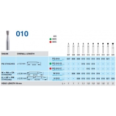 Frese Diamantate Ref.805 ISO 008 1mm Grana Media 5pz