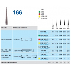 Frese Diamantate Ref.859 ISO 010 10mm Grana Extra Fine 5pz