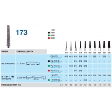 Frese Diamantate Ref.848 ISO 012 10mm Grana Grossa 5pz