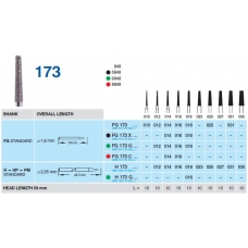 Frese Diamantate Ref.848 ISO 018 10mm Grana Media 5pz