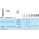 Frese Diamantate Ref.848 ISO 012 10mm Grana Grossa 5pz