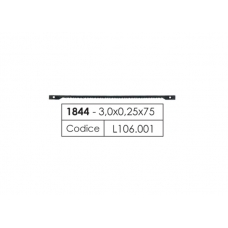 Lame Seghetto 3,0x0,25x75mm 12pz