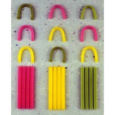 Cera Per Masticazione Dritta Colore Giallo 100pz
