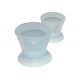 Tazzina Silicone Trasparente Ø12 5ml 3pz