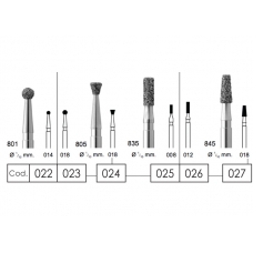 Fresa Diam. Edenta  Hp 845/104/018 X 3 Pz