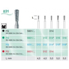 Frese Diamantate Busch Ref.6831 ISO 014 FG314 6pz