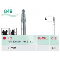 Frese Diamantate Busch Rif.8849 ISO 012 2pz