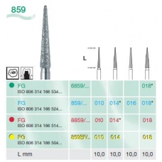 Frese Diamantate Busch Rif.8859 ISO 018 2pz