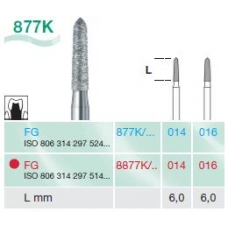 Frese Diamantate Busch Rif.8877K ISO 016 FG314 2pz