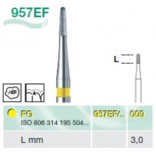 Frese Diamantate Busch Rif.957EF ISO 009 2pz