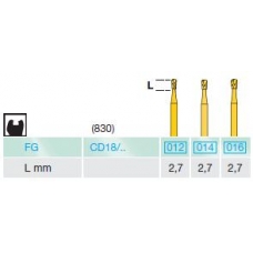 Frese Diamantate Busch CD18 ISO 012 6pz