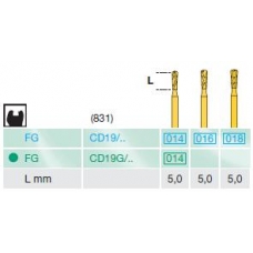 Frese Diamantate Busch CD19 ISO 016 6pz