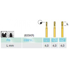 Frese Diamantate Busch CD21 ISO 012 6pz