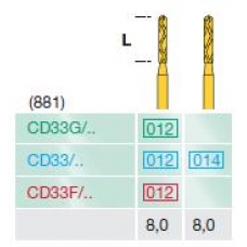 Frese Diamantate Busch CD33G ISO 012 6pz