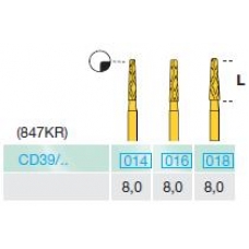 Frese Diamantate Busch CD39 ISO 018 6pz