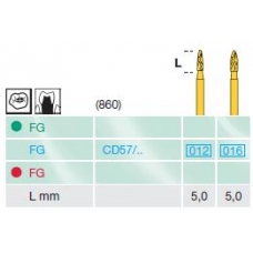 Frese Diamantate Busch CD57 ISO 012 6pz