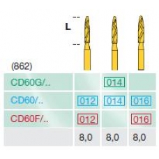 Frese Diamantate Busch CD60G ISO 014 6pz