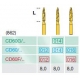 Frese Diamantate Busch CD60 ISO 012 6pz