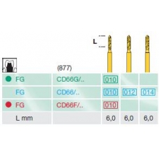 Frese Diamantate Busch CD66 ISO 014 6pz