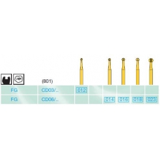 Frese Diamantate Busch Ref.8801 ISO 007 FG314 2pz